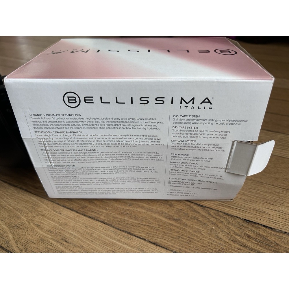 Bellissima Italia Diffon Supreme Ionic Diffuser Dryer for Curly Hair G5604 - Picture 5 of 6